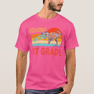 Rotation in den ersten Grad Dinosaurier Rex zurück T-Shirt