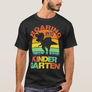 Rotation in den Kindergarten Dinosaurier Rex zurüc T-Shirt