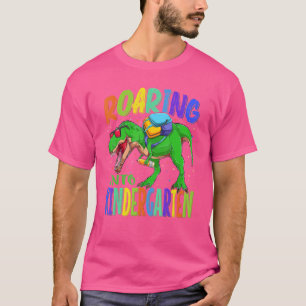 Rotation in den Kindergarten Dinosaurier Rex zurüc T-Shirt
