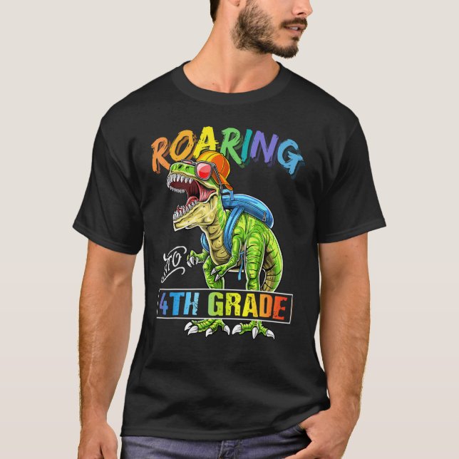 Rotation in den rückwärts in den viertklassigen Di T-Shirt (Vorderseite)