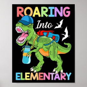 Rotation in elementare Dinosaurier Boys Mädchen Ck Poster