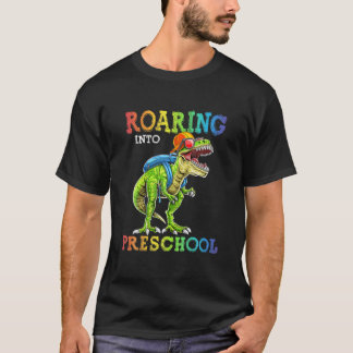 Rotation in Vorschuldinosaurier, um zurück zum Sch T-Shirt