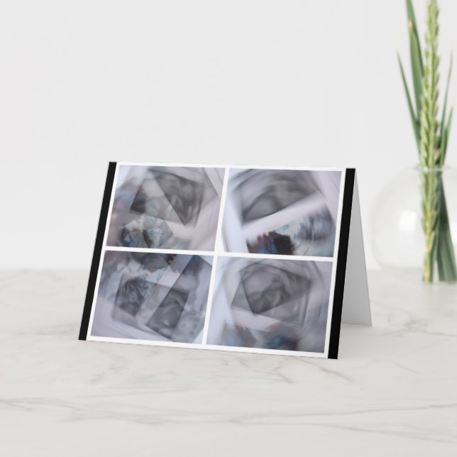 Rotations Carte de voeux Photographie conceptuelle (Devant)