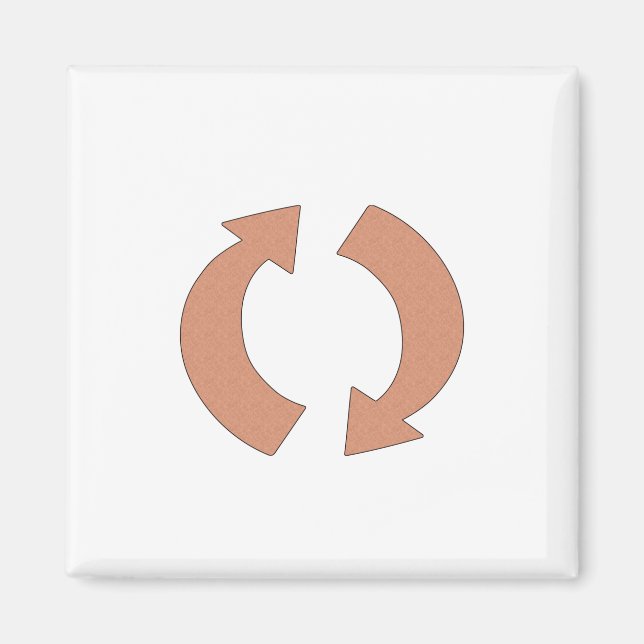 Rotationspfeile Magnet (Vorne)