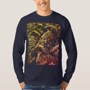 Rotäugige Raben – Mysteriöse gothische Tierwelt T-Shirt
