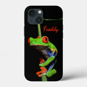 Rotäugiger gemalter Laubfrosch Eigenname Case-Mate iPhone Hülle