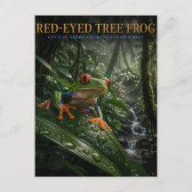 Rotaugiger Laubfrosch Regenwald TIERE