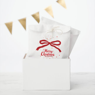 Rotband-Weihnachtsgeschäft-Geschenkanhänger Geschenktütchen