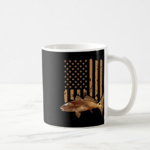 Rotbarsch-Angeln Red Drum Tailing USA Amerikanisch Kaffeetasse