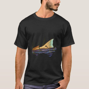 Rotbarsch Roter Trommelfisch Rotbarsch Schwanz T-Shirt