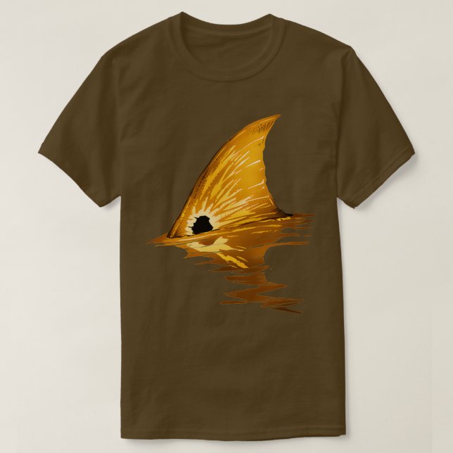 Rotbarsch-Rottrommel-Rotbarsch-Schwanz T-Shirt (Design vorne)
