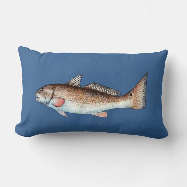 Rotbarsche auf blauem Kissen (Vorderseite)