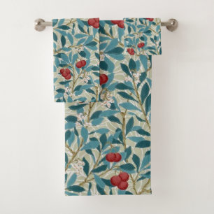 Rotbeerbaum, William Morris Badhandtuch Set