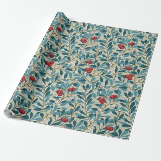 Rotbeerbaum, William Morris Geschenkpapier (Ungerollt)