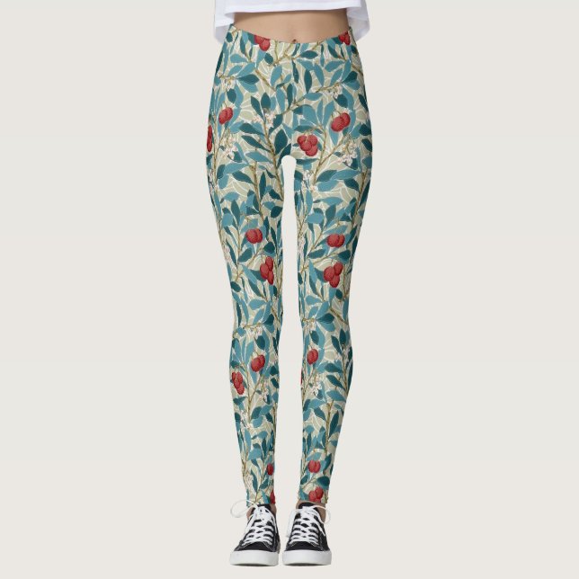 Rotbeerbaum, William Morris Leggings (Vorderseite)
