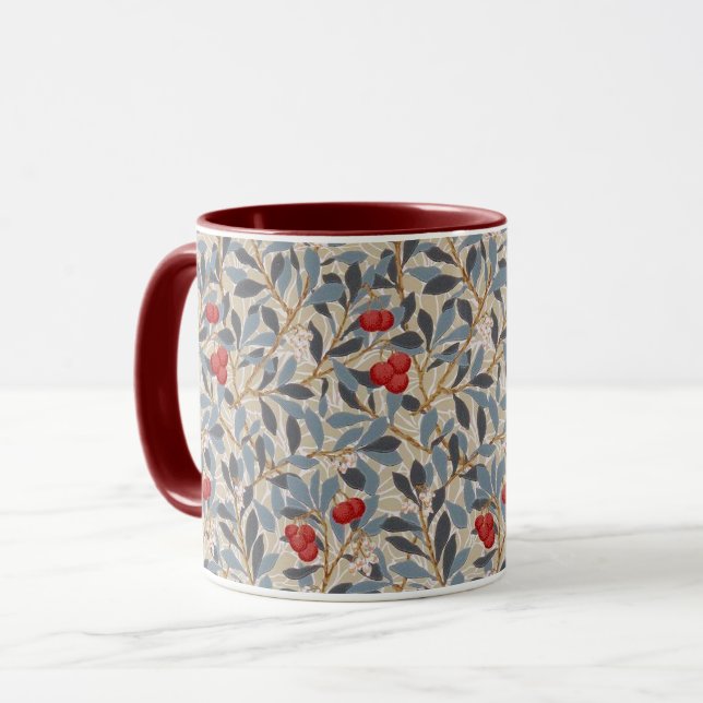 Rotbeerbaum, William Morris Tasse (Vorderseite Links)