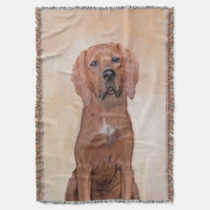 Rotbein-Innenmalerei - Niedliche Original Hundkuns Decke