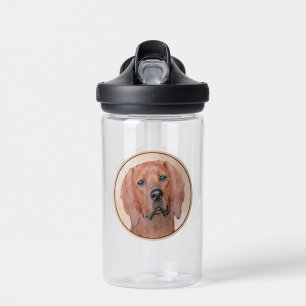 Rotbein-Innenmalerei - Niedliche Original Hundkuns Trinkflasche