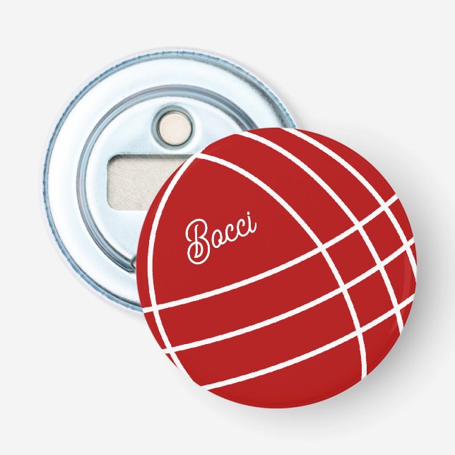 Rotboccball-Sonderflaschenöffner-Magnet Flaschenöffner (Vorderseite)