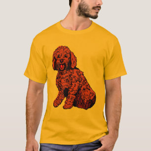 Rotbraun Labradoodle T - Shirt