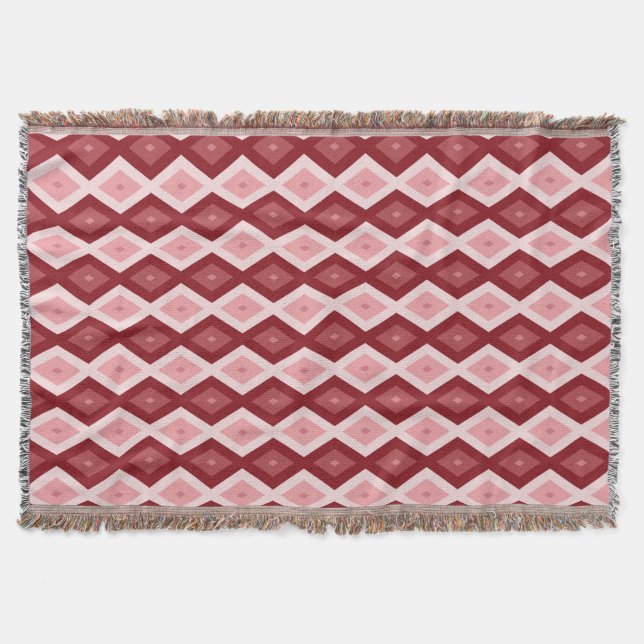 Rotdiamantenmuster Decke (Vorderseite)