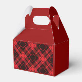 Rotdiamantenmuster Tartan Geschenkschachtel