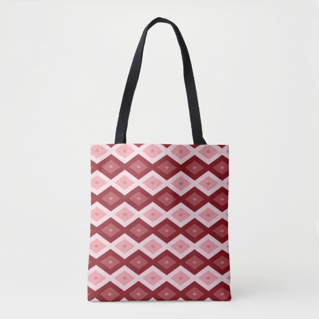 Rotdiamantenmuster Tasche (Vorderseite)