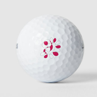 Rotdoodmuster Golfball