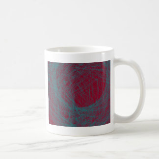 rote 109 abstrakte Kunst Kaffeetasse