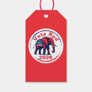 Rote Abstimmung 2026 Geschenkanhänger