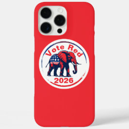 Rote Abstimmung 2026 iPhone 16 Pro Max Hülle