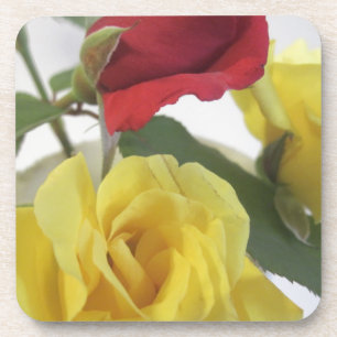 Rote Ameise Gelbe Rosen Getränkeuntersetzer