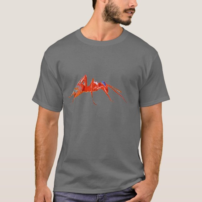 rote Ameise T-Shirt (Vorderseite)