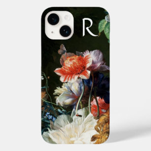 ROTE ANEMONEN, WEISSE BLUME, BAKERFLY-MONOGRAMM Case-Mate iPhone HÜLLE
