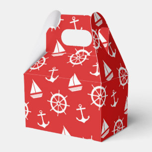 Rote Anker-nautischGeschenkboxen Geschenkschachtel