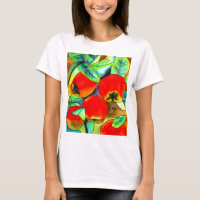 Rote Äpfel Aquarellmalerei