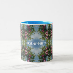 Rote Äpfel auf Baummalerei Abstrakt Personalisiert Zweifarbige Tasse