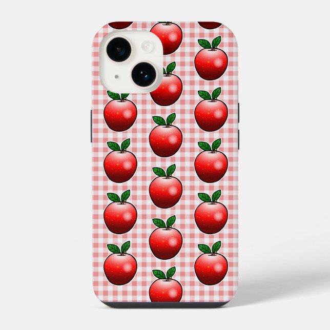 Rote Äpfel iPhone 14 Hülle (Rückseite)