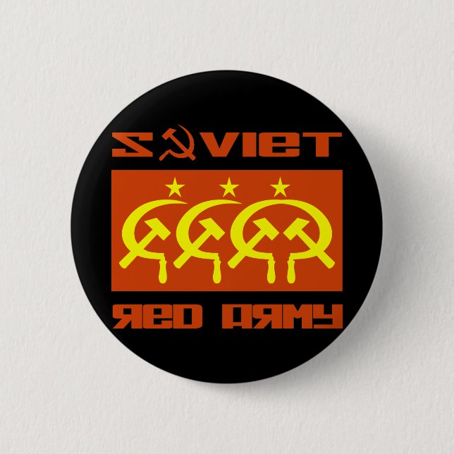Rote Armee des Sowjet-CCCP Button (Vorderseite)