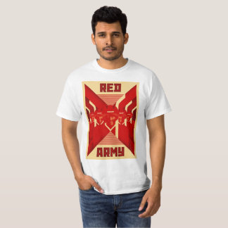 Rote Armee-Hockey-T-Shirt Weiß T-Shirt