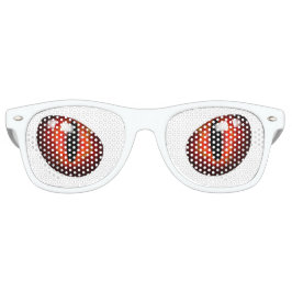 Rote Augen der Tiere Partybrille