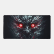 Rote-Augen-Rauch-Mauspad