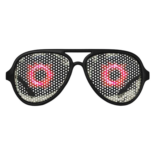 Rote Augen Sonnenbrille (Vorderseite)