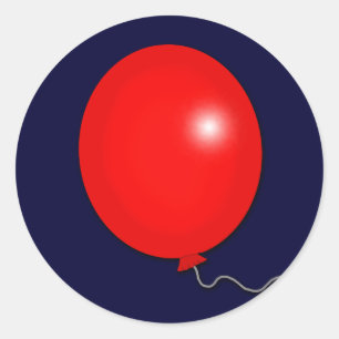 Rote Ballon-T - Shirts, schwitzt, Hoodies, Tassen Runder Aufkleber