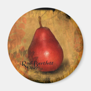 Rote Bartlettbirnen-Birne Magnet