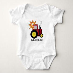 Rote Bauernhof-Traktor-T - Shirts und Geschenke