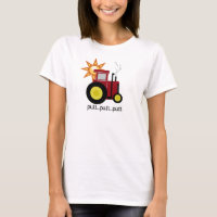 Rote Bauernhof-Traktor-T - Shirts und Geschenke