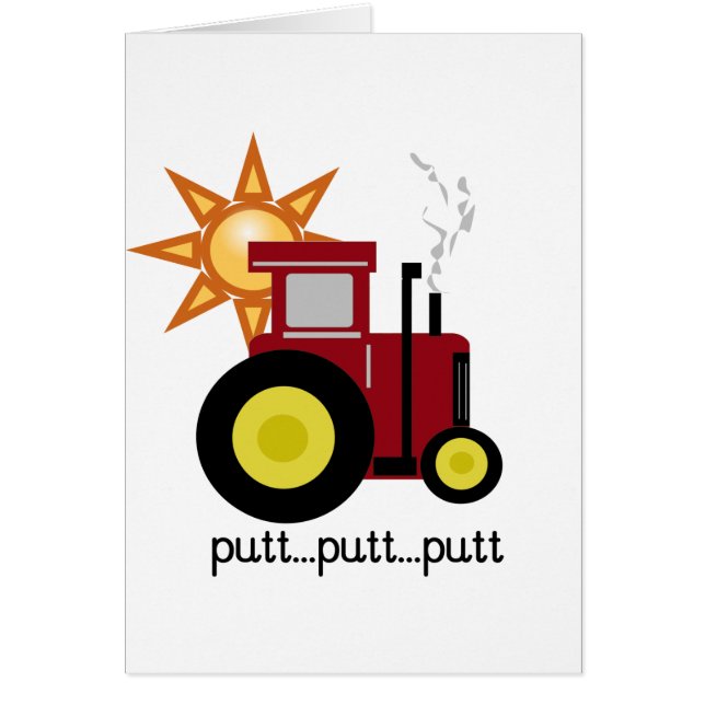 Rote Bauernhof-Traktor-T - Shirts und Geschenke (Vorne)