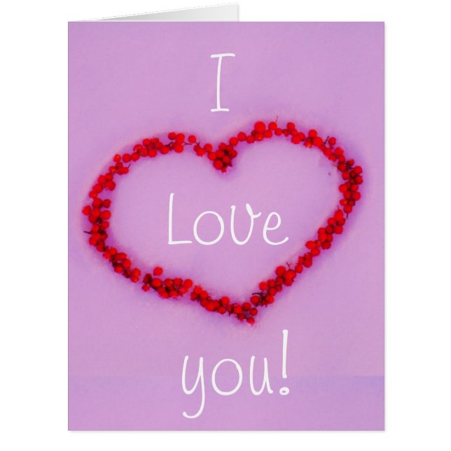 Rote Beere Herzwurzel Hintergrund (Vorderseite)