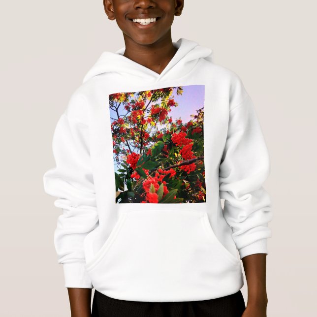 Rote Beeren Hoodie (Vorderseite)